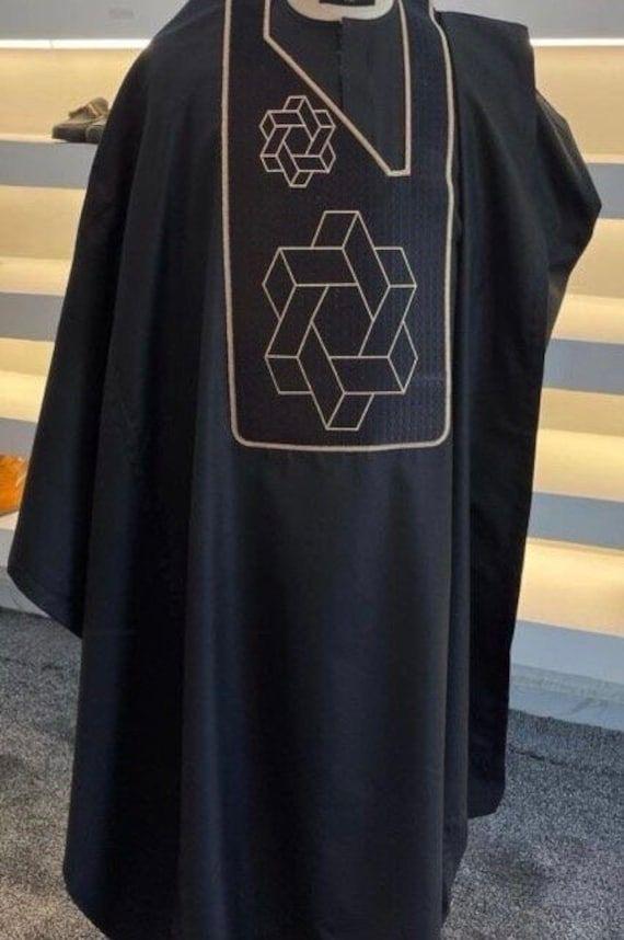 Regal Black Agbada