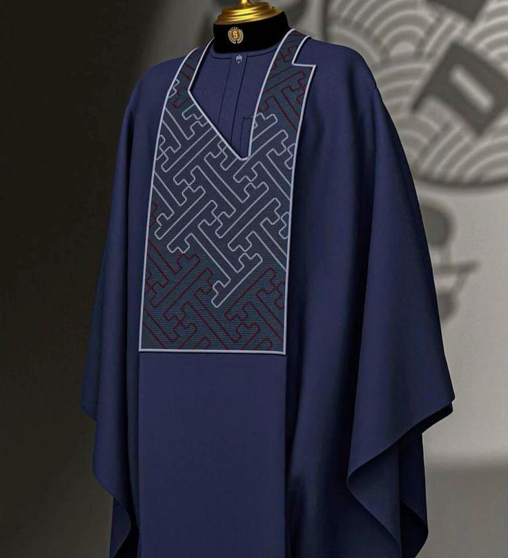 Navy Royal Agbada