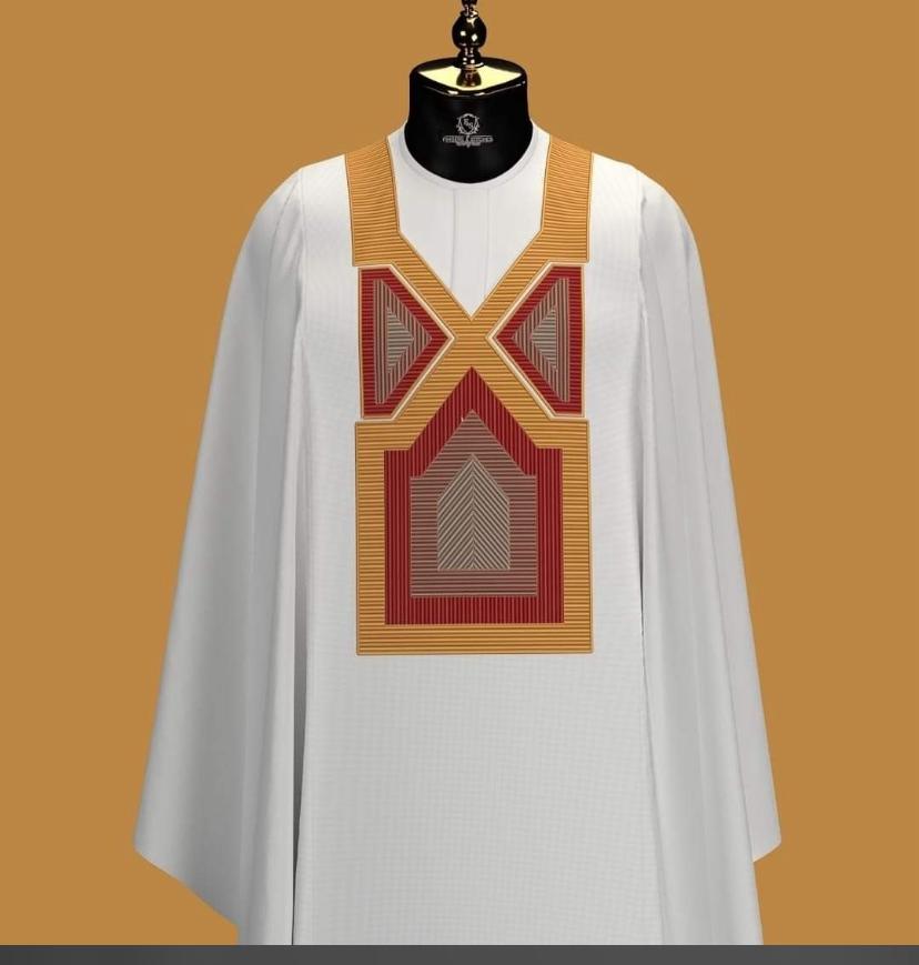 White Prestige Agbada
