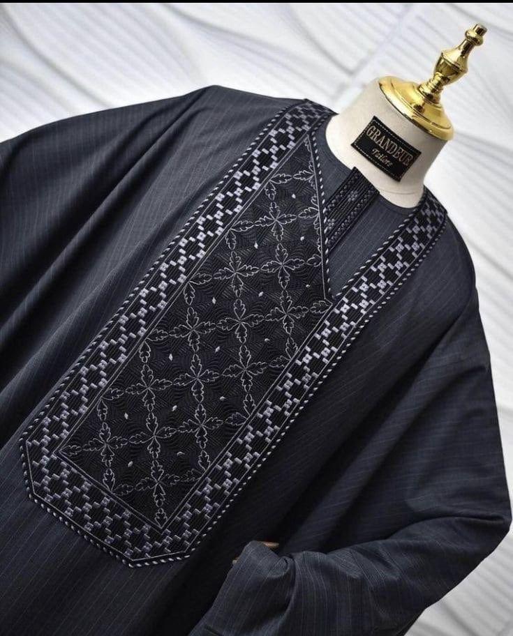 Onyx Weave Agbada
