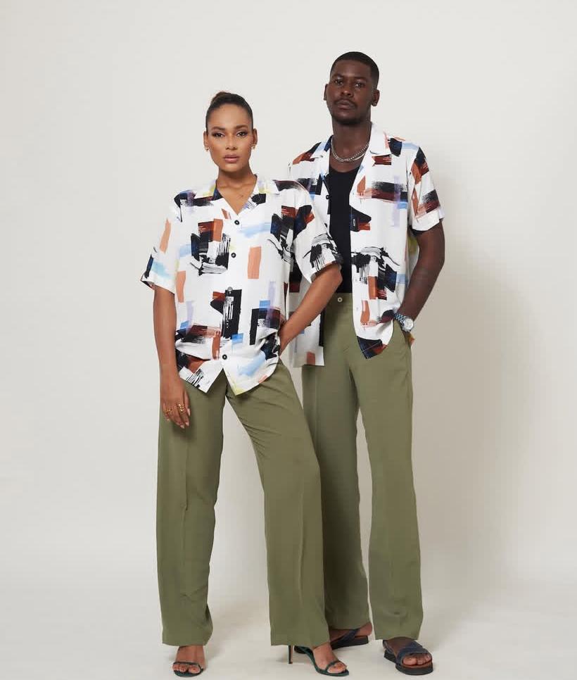Vibrant Brushstroke Unisex Shirt & Pants