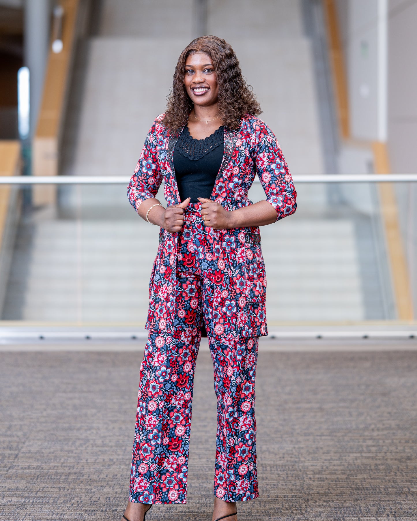 Ankara Corporate Blazer Jacket