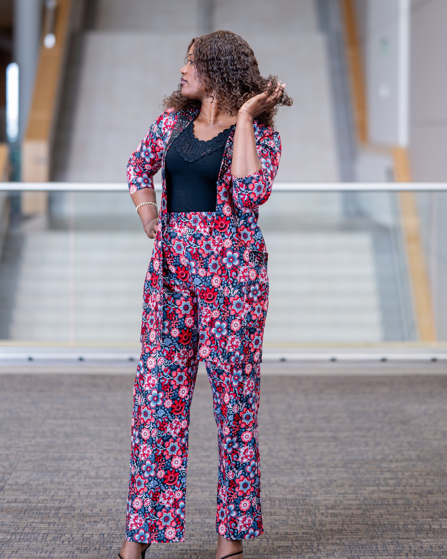 Ankara Corporate Blazer Jacket
